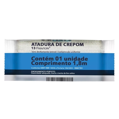 Atadura Crepom 13 fios 6CM Neve