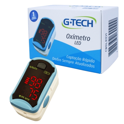 Oxímetro de dedo G-Tech LED