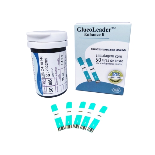 Tiras de Glicemia Glucoleader Enhnace